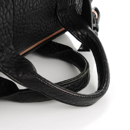 Alexander Wang Pebbled Lambskin Rocco Black Rose Gold Hardware 8 of 10