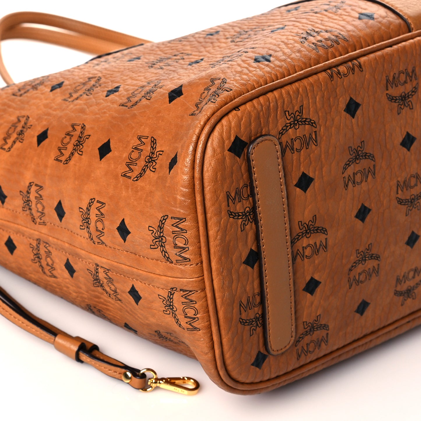 Visetos Medium Liz Reversible Shopper Tote Cognac