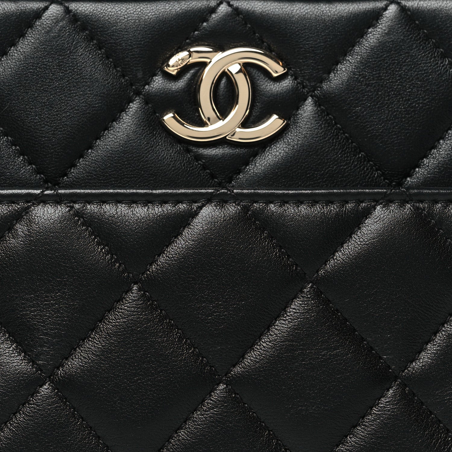 Chanel Lambskin Quilted Small Trendy CC Bowling Bag Black 9 of 11