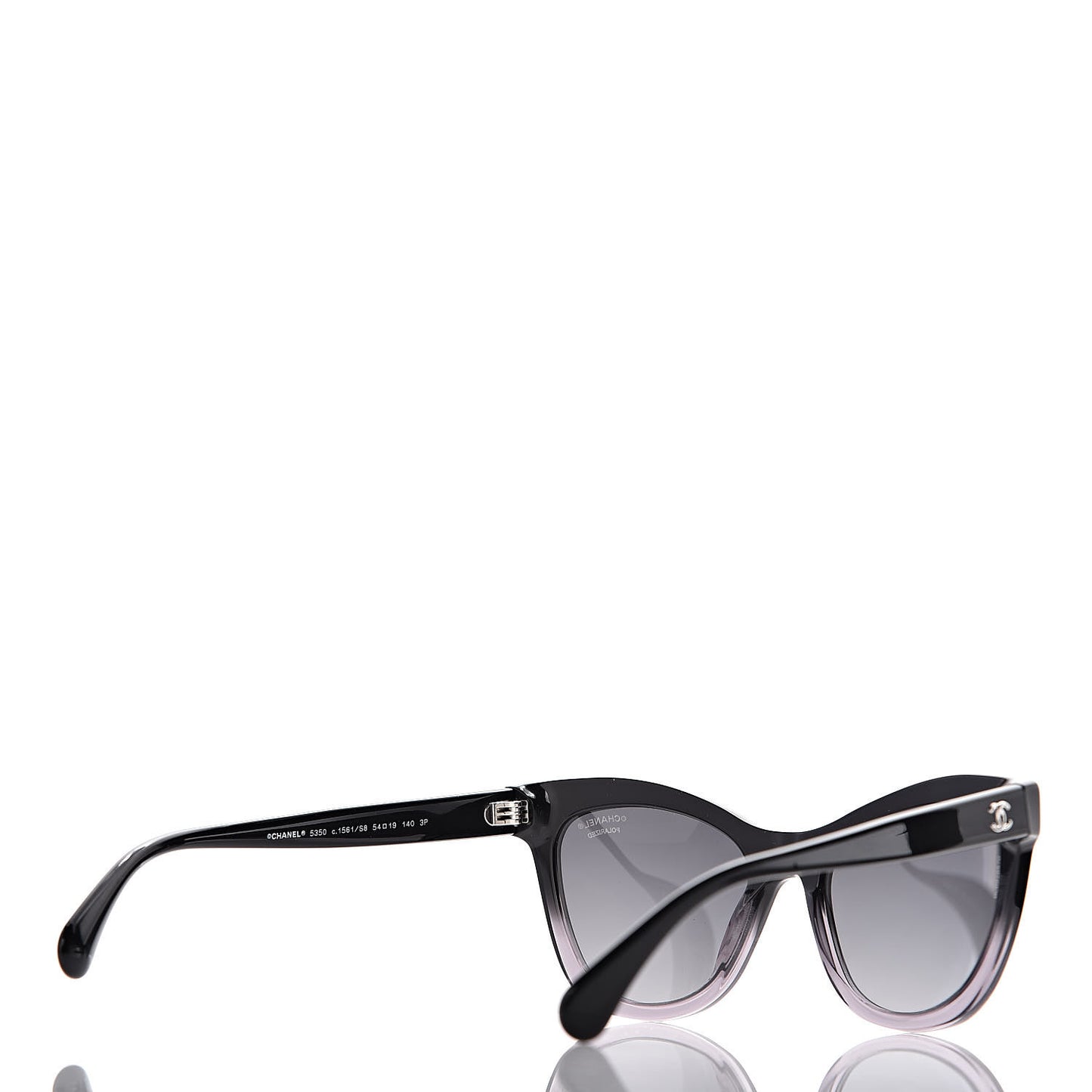 Polarized Acetate CC Cat Eye Summer Sunglasses 5350 Black