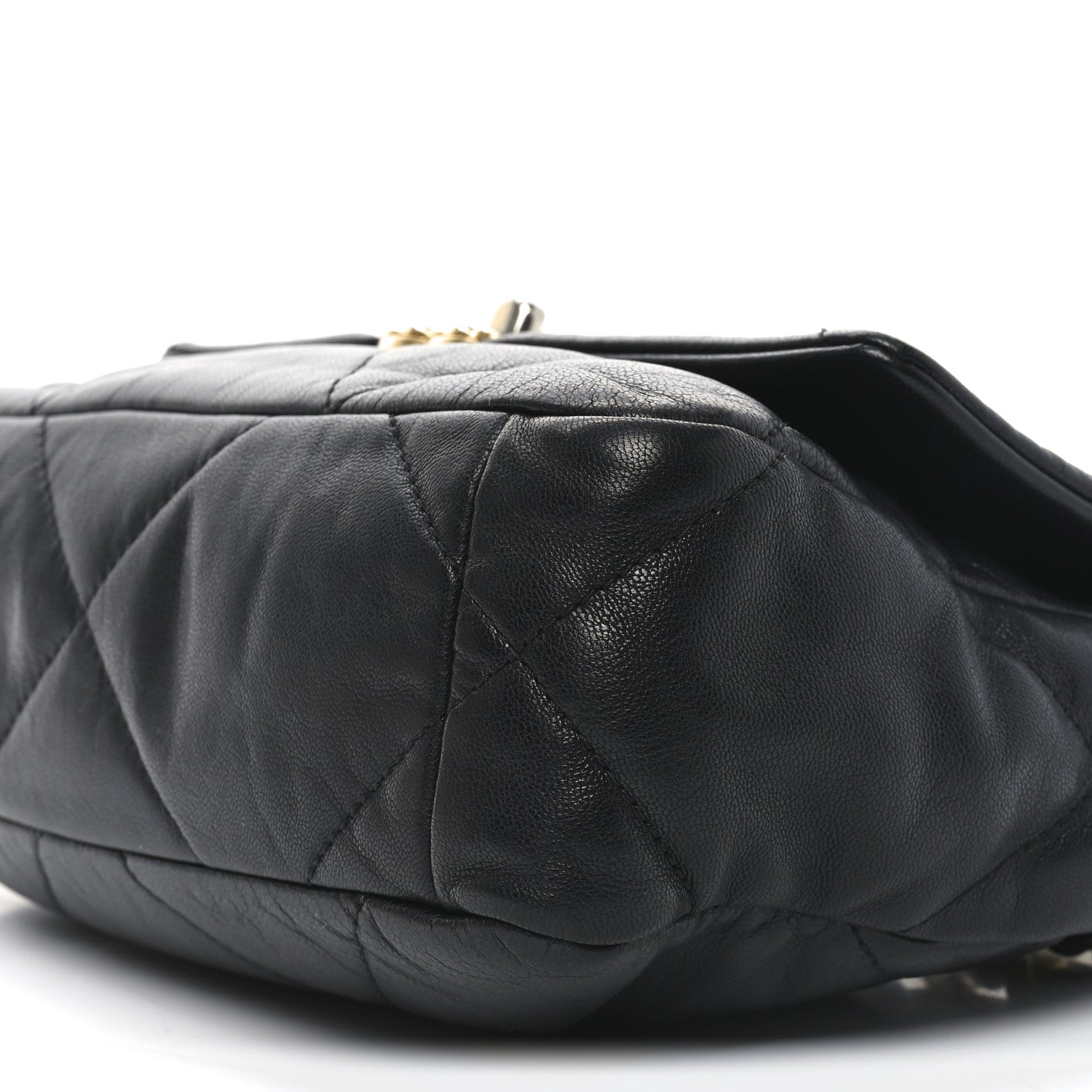 Chanel Lambskin Quilted Medium Chanel 19 Flap Black 10 of 10