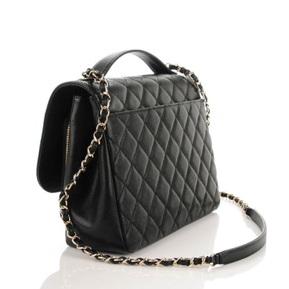 Chanel Caviar Quilted Large Business Affinity Flap Black 3 of 8