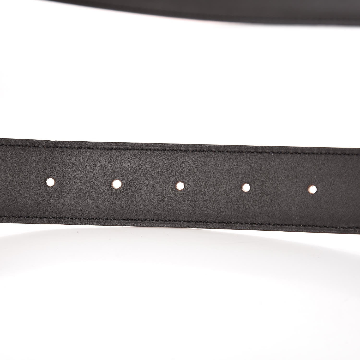 Hermes Chamonix Togo Reversible Glenan 32mm Belt 90 Black Orange 5 of 7