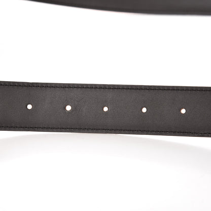 Hermes Chamonix Togo Reversible Glenan 32mm Belt 90 Black Orange 5 of 7