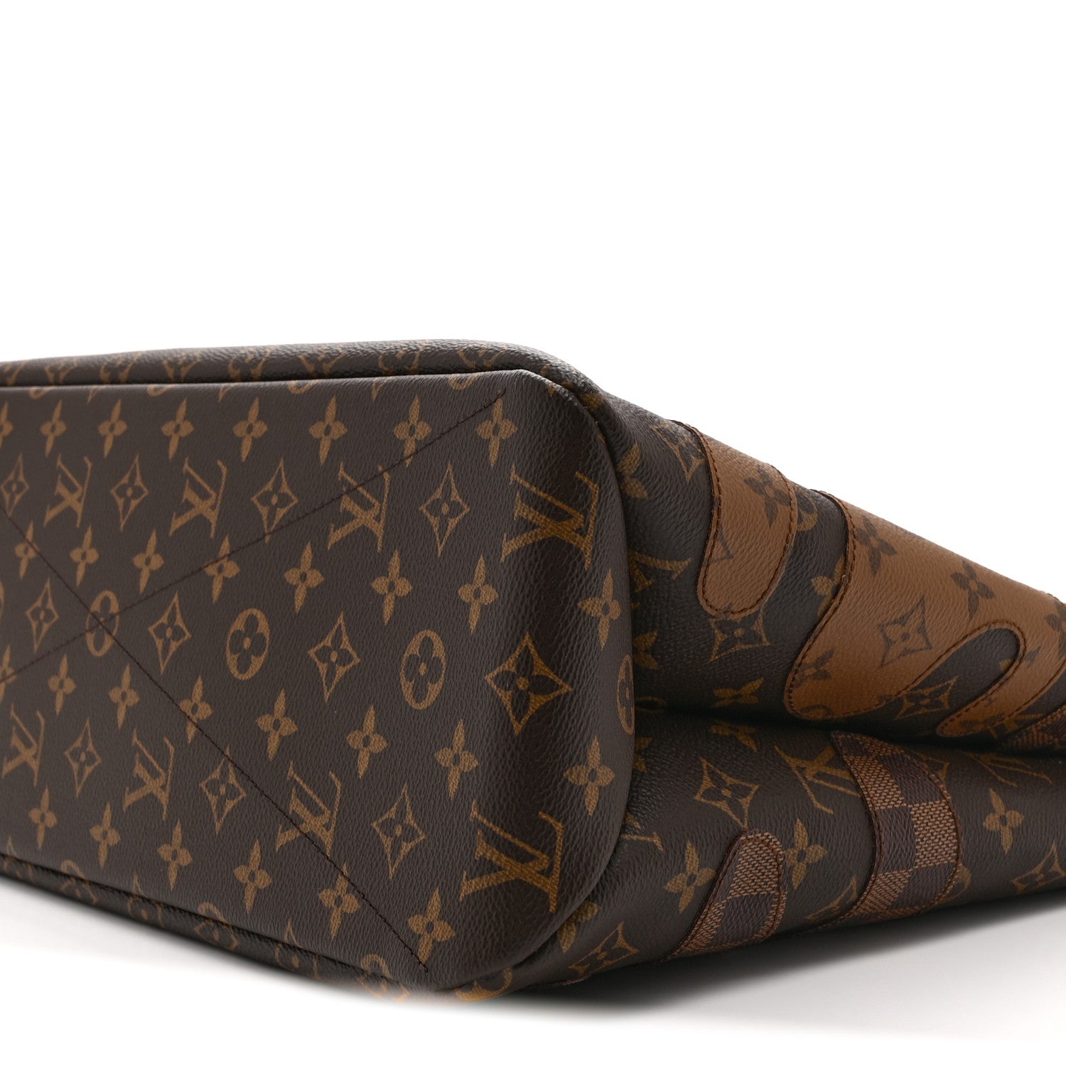 Louis Vuitton Monogram Landscape Shopper Tote MM Brown 1858458