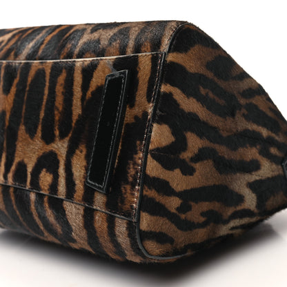 Givenchy Calf Hair Box Calfskin Leopard Print Mini Lock Antigona Shoulder Bag Black Brown 10 of 11