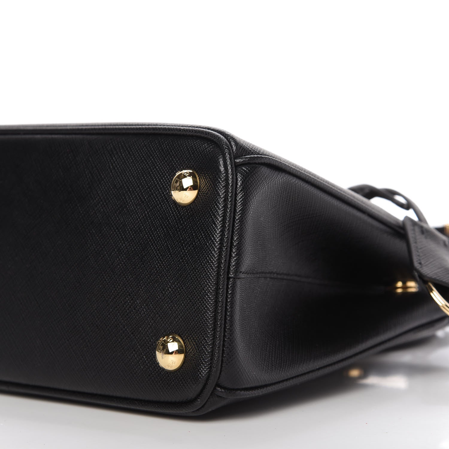 Prada Saffiano Lux Micro Galleria Shoulder Bag Black 7 of 10