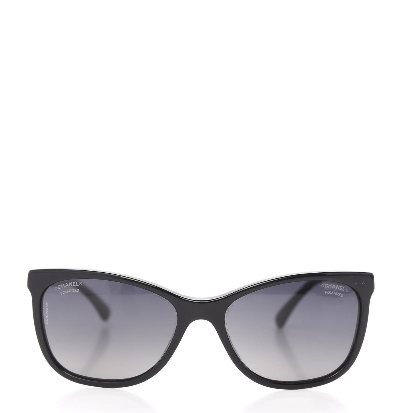 Cat Eye Chain Polarized Sunglasses 5260-Q Black