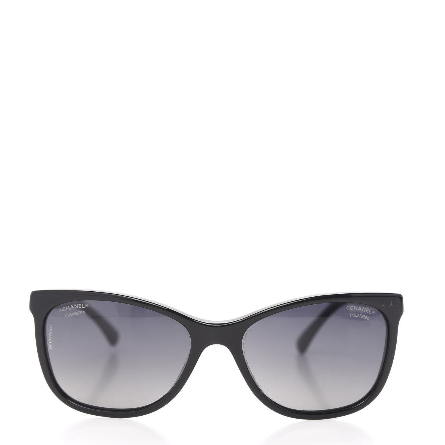 Chanel Cat Eye Chain Polarized Sunglasses 5260-Q Black 2 of 7