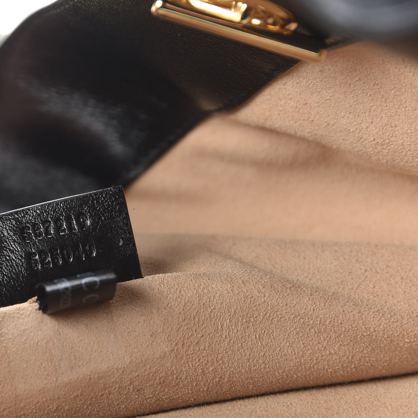 Calfskin Large Rajah Chain Tote Black