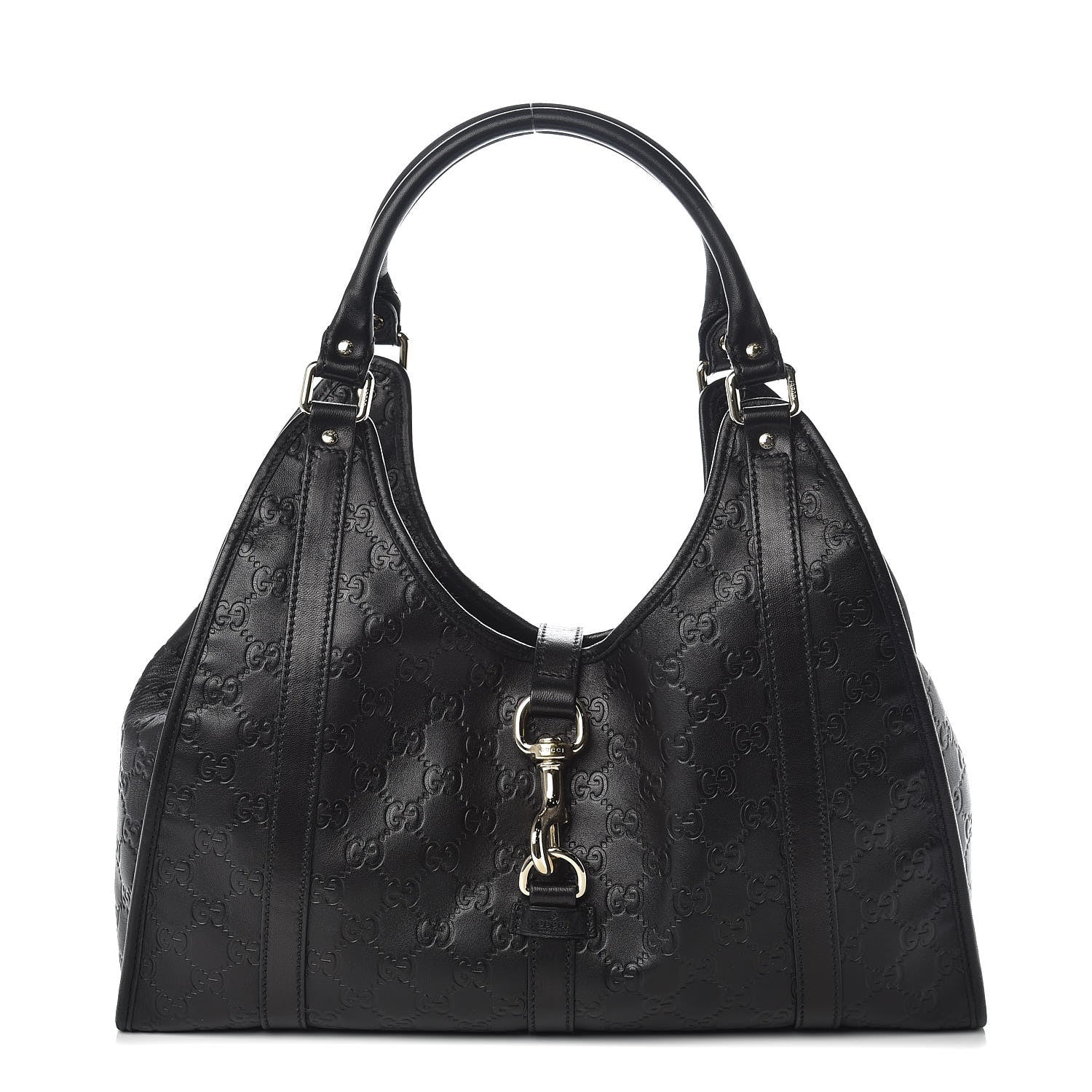Gucci Guccissima Medium Joy Shoulder Bag Black 1 of 9