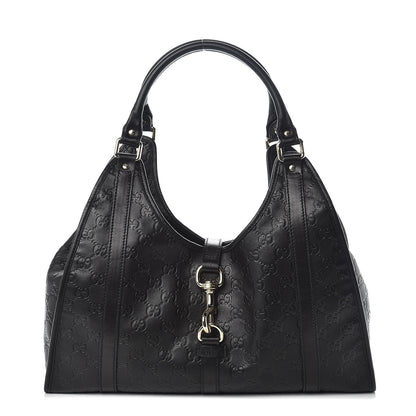 Gucci Guccissima Medium Joy Shoulder Bag Black 1 of 9