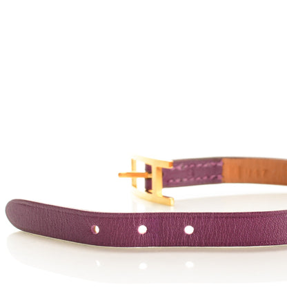 Hermes Tadelakt Hapi Simple Tour Bracelet Violet S 5 of 7