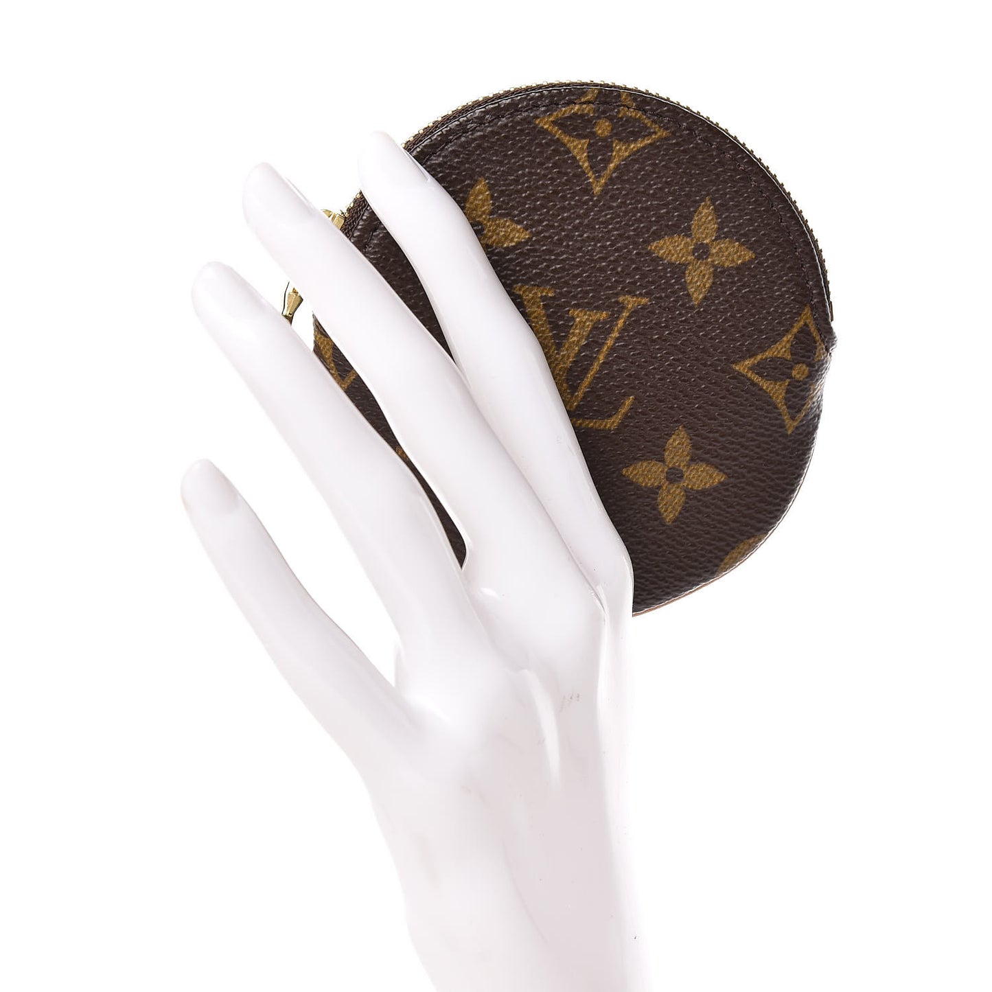 Monogram Round Coin Purse
