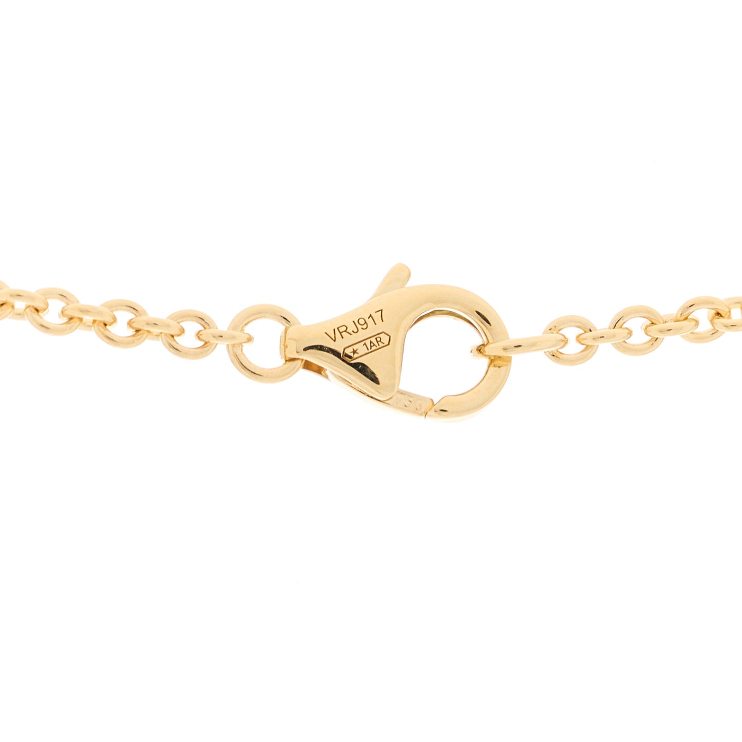 18K Yellow Gold Interlocking LOVE Necklace