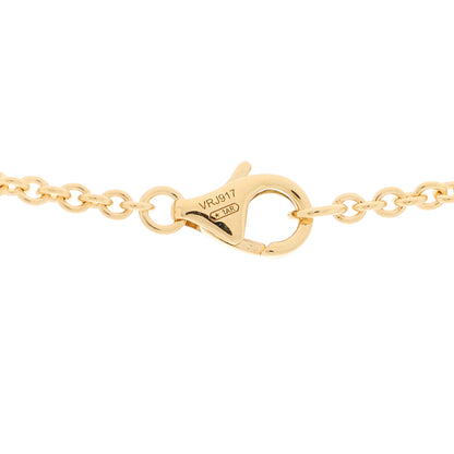 Cartier 18K Yellow Gold Interlocking LOVE Necklace 5 of 6
