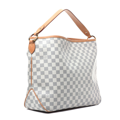 Louis Vuitton Damier Azur Delightful MM Pink 3 of 8