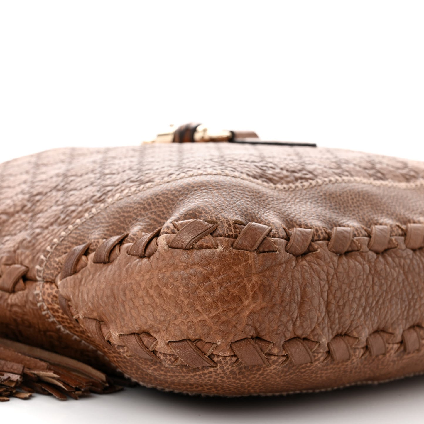 Guccissima Large New Jackie Hobo Light Brown