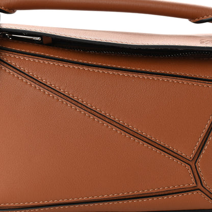 Loewe Calfskin Mini Puzzle Bag Tan 7 of 9
