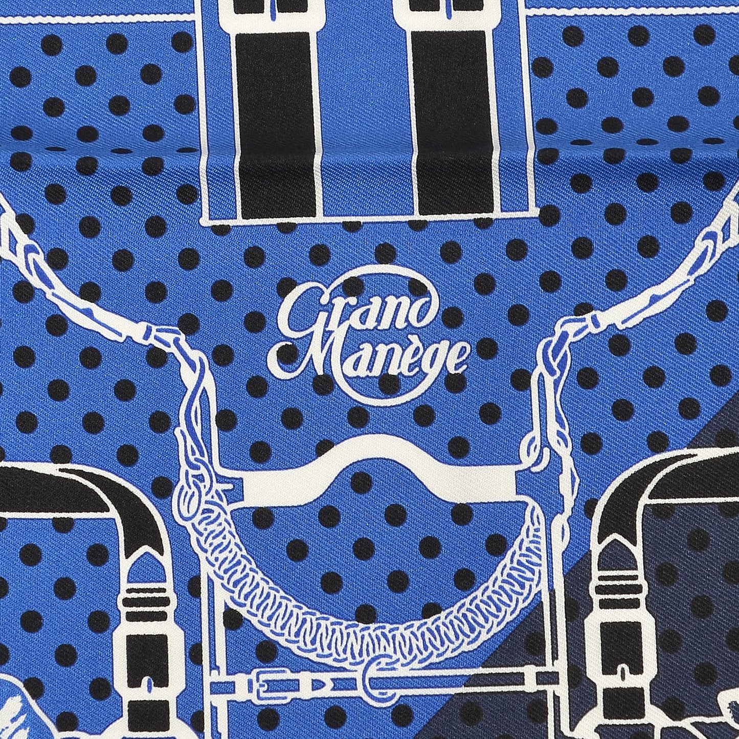 Silk Grand Manege Cut Bandana Scarf 55