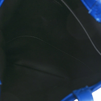 Burberry E-Canvas Slogan Book Tote Blue 5 of 8