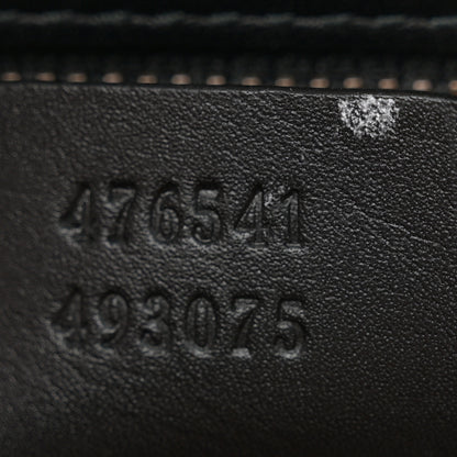 Gucci Calfskin Sylvie Web Small Queen Margaret Top Handle Bag Black 7 of 13