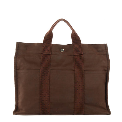 Hermes Canvas Herline MM Tote 1 of 9