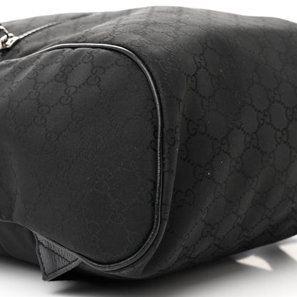 Gucci Nylon Monogram Slim Backpack Black 9 of 10