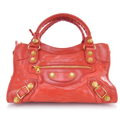 Balenciaga Agneau Giant 21 Gold Hardware CIty Vermillion 1 of 9