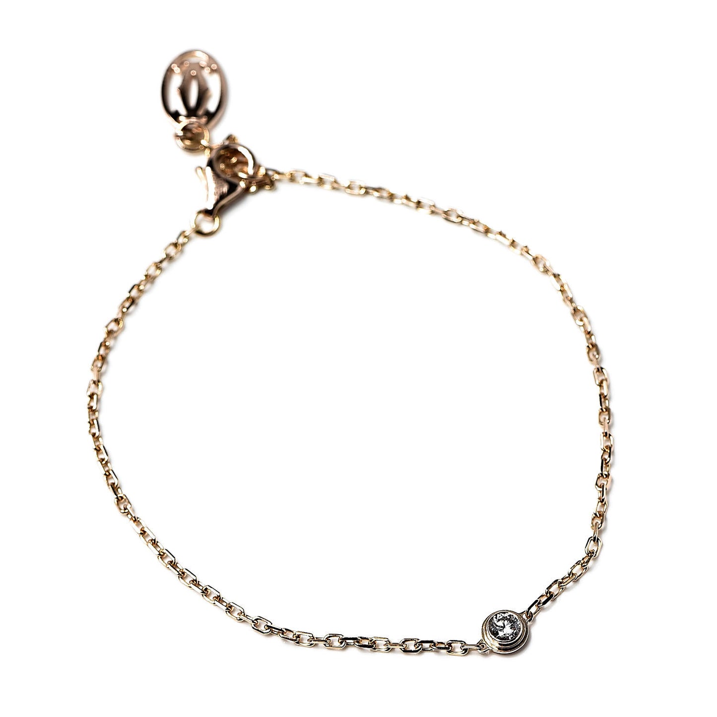 18K Pink Gold Diamond SM D'Amour Bracelet