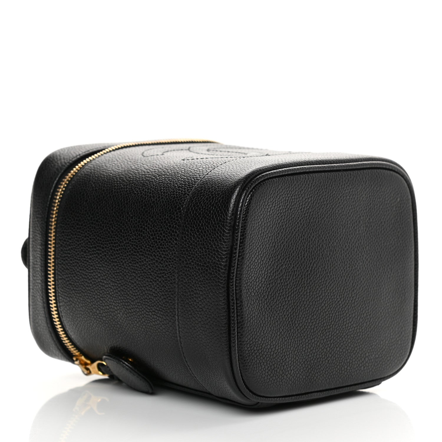 Chanel Caviar Vanity Cosmetic Case Black 4 of 10