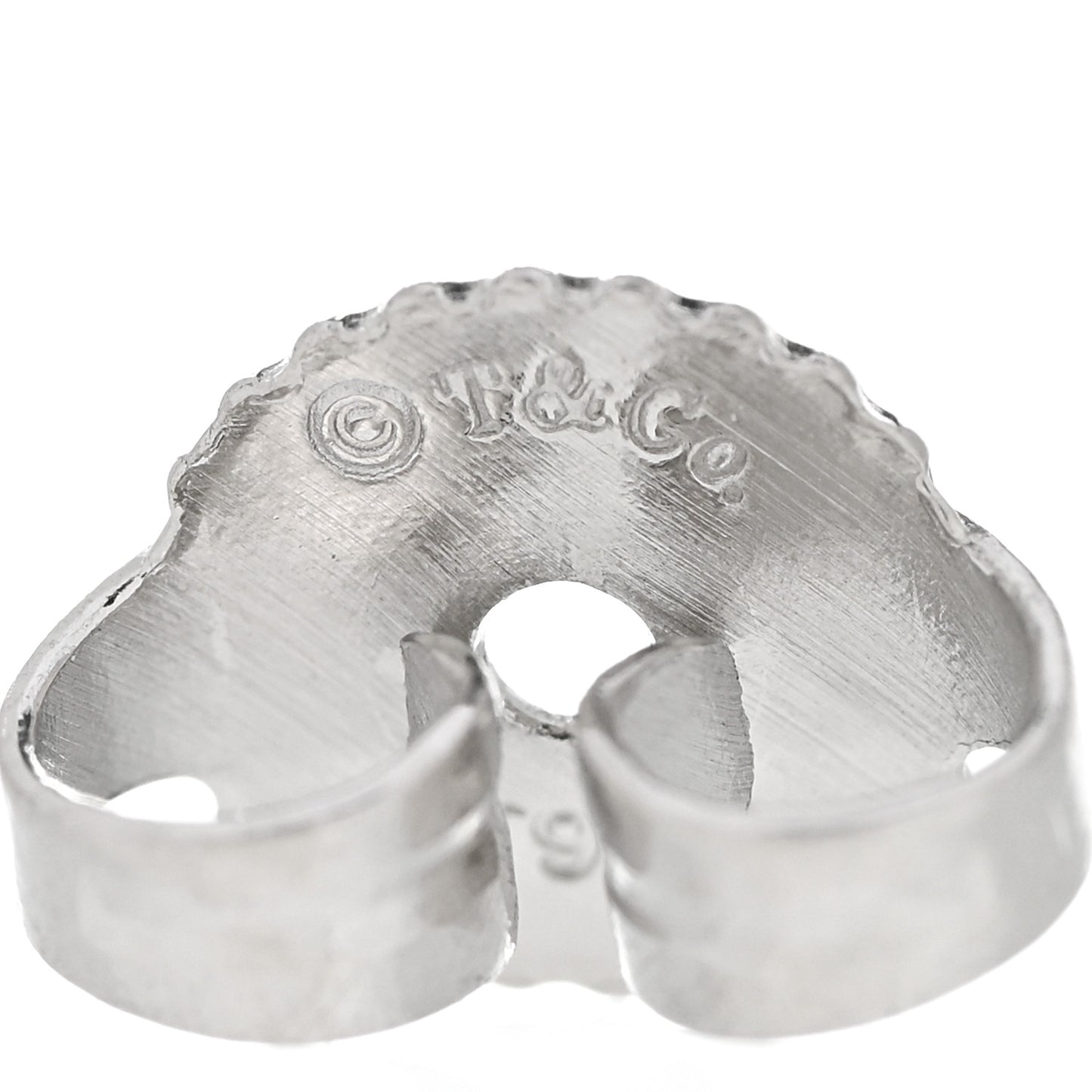 Platinum Diamond .16ctw Elsa Peretti Diamonds By The Yard Earrings