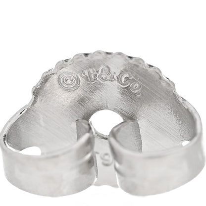 Tiffany Platinum Diamond .16ctw Elsa Peretti Diamonds By The Yard Earrings 4 of 5