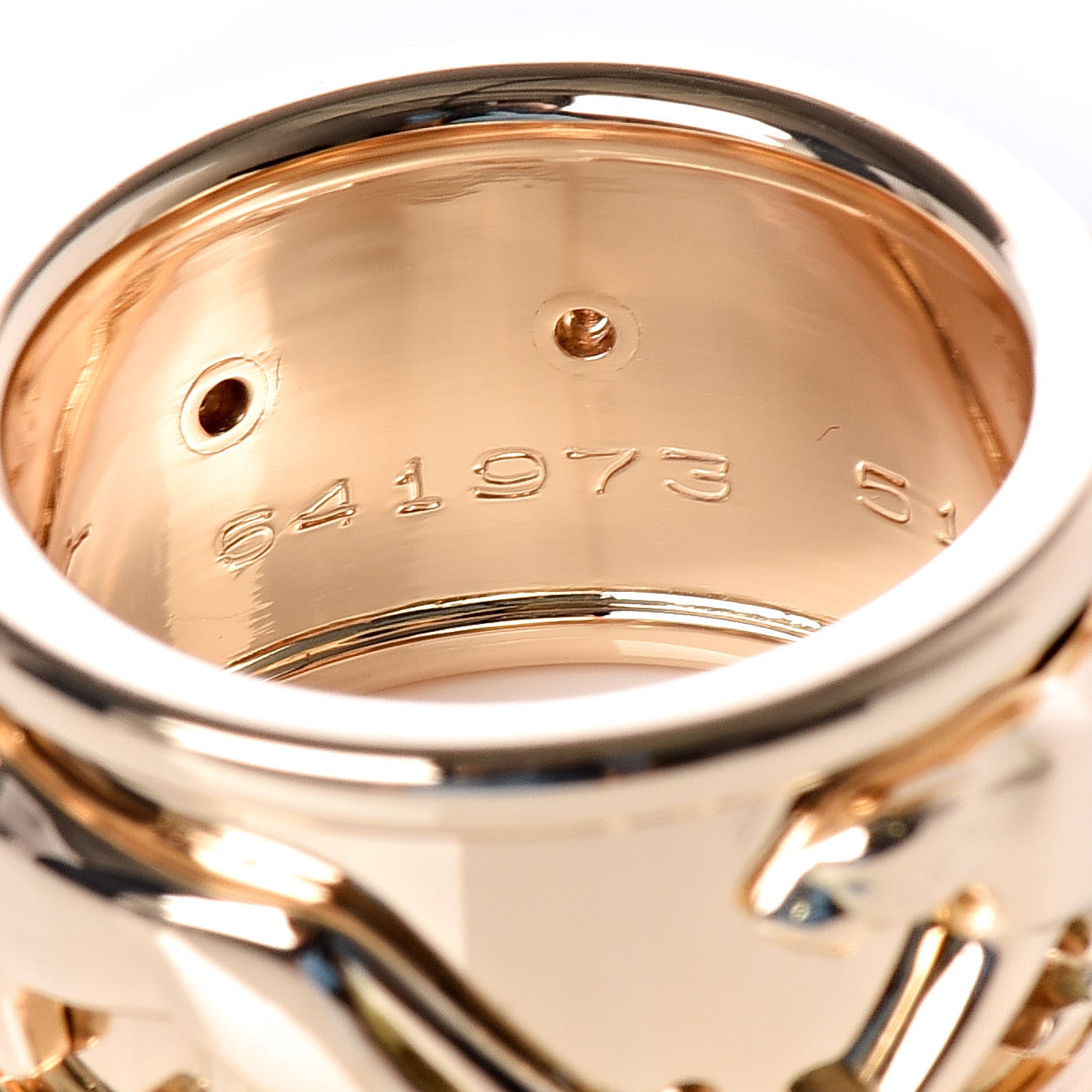 Cartier 18K Yellow Gold Panthere Band Ring 51 5.75 5 of 5