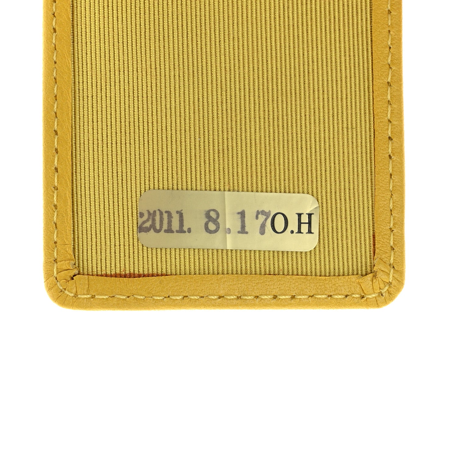 Chanel Lambskin Quilted 6 Key Holder Yellow 8 of 16