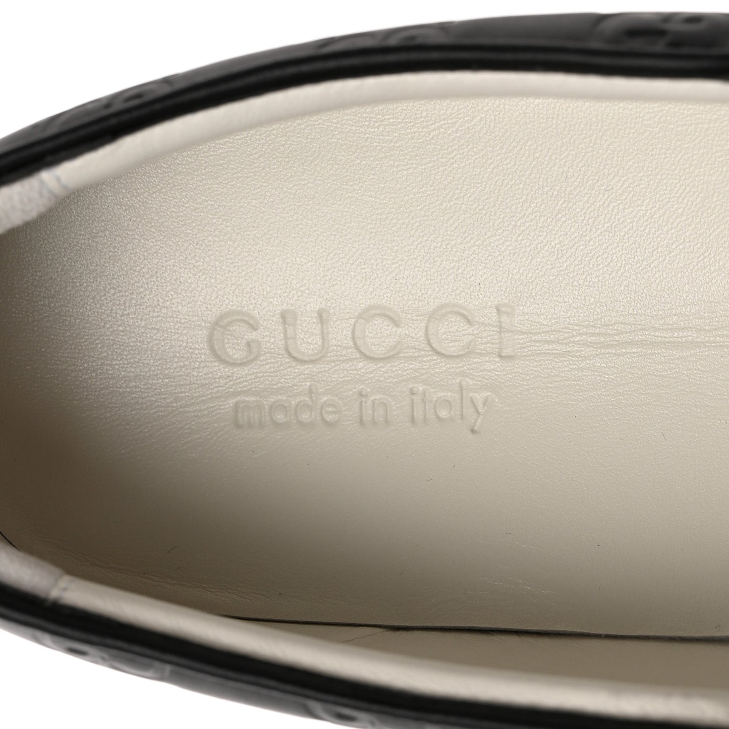 Guccissima Mens Dublin Slip On Sneakers 11.5 Black