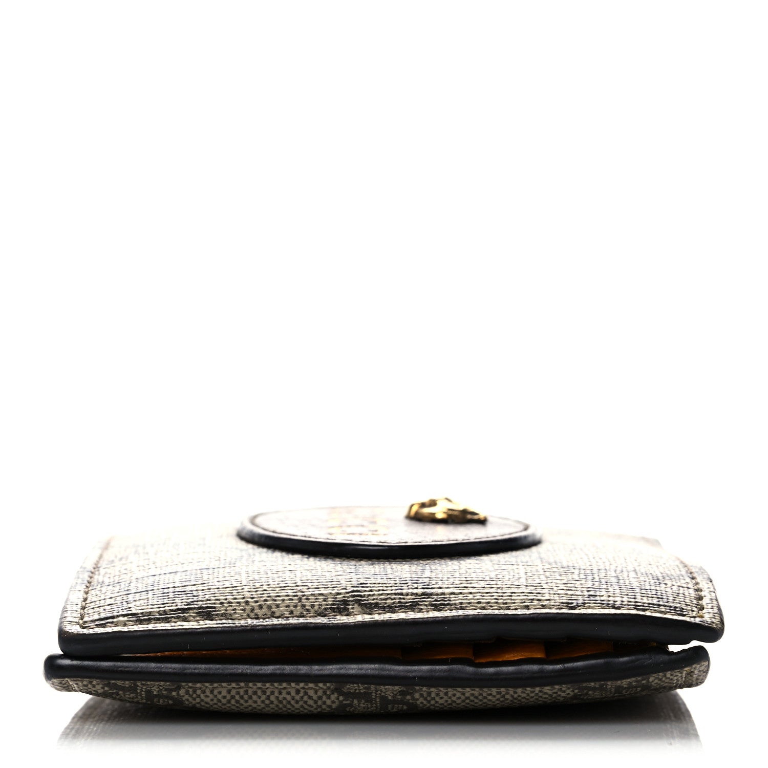 Gucci GG Supreme Monogram Neo Vintage Bi-Fold Wallet Beige Crop New Acero 5 of 11