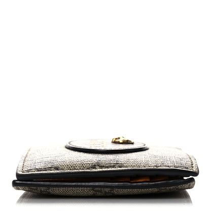 Gucci GG Supreme Monogram Neo Vintage Bi-Fold Wallet Beige Crop New Acero 5 of 11