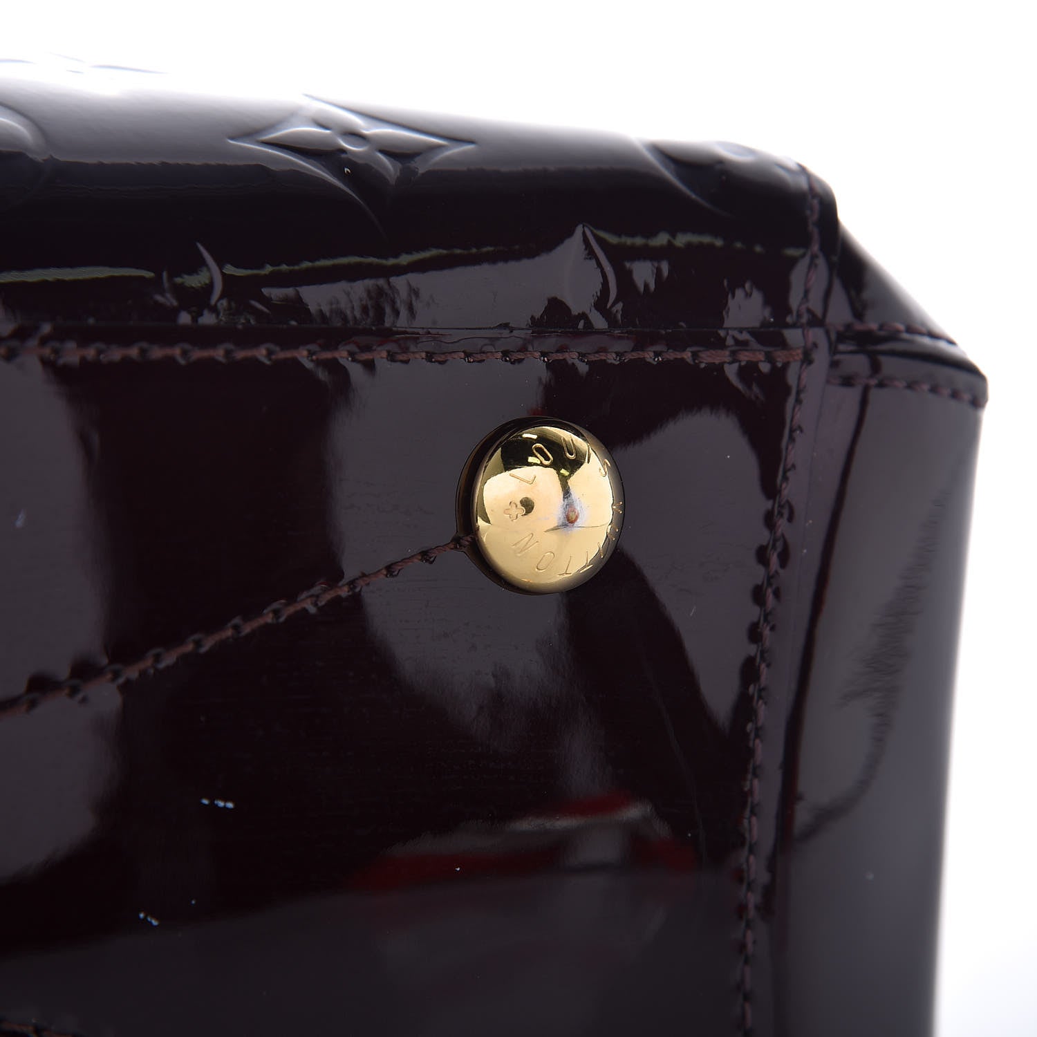 Louis Vuitton Vernis Montaigne BB Amarante 11 of 12