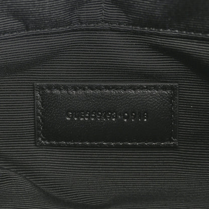 Saint Laurent Calfskin Matelasse Monogram Cassandre Tablet Pouch Black 7 of 10