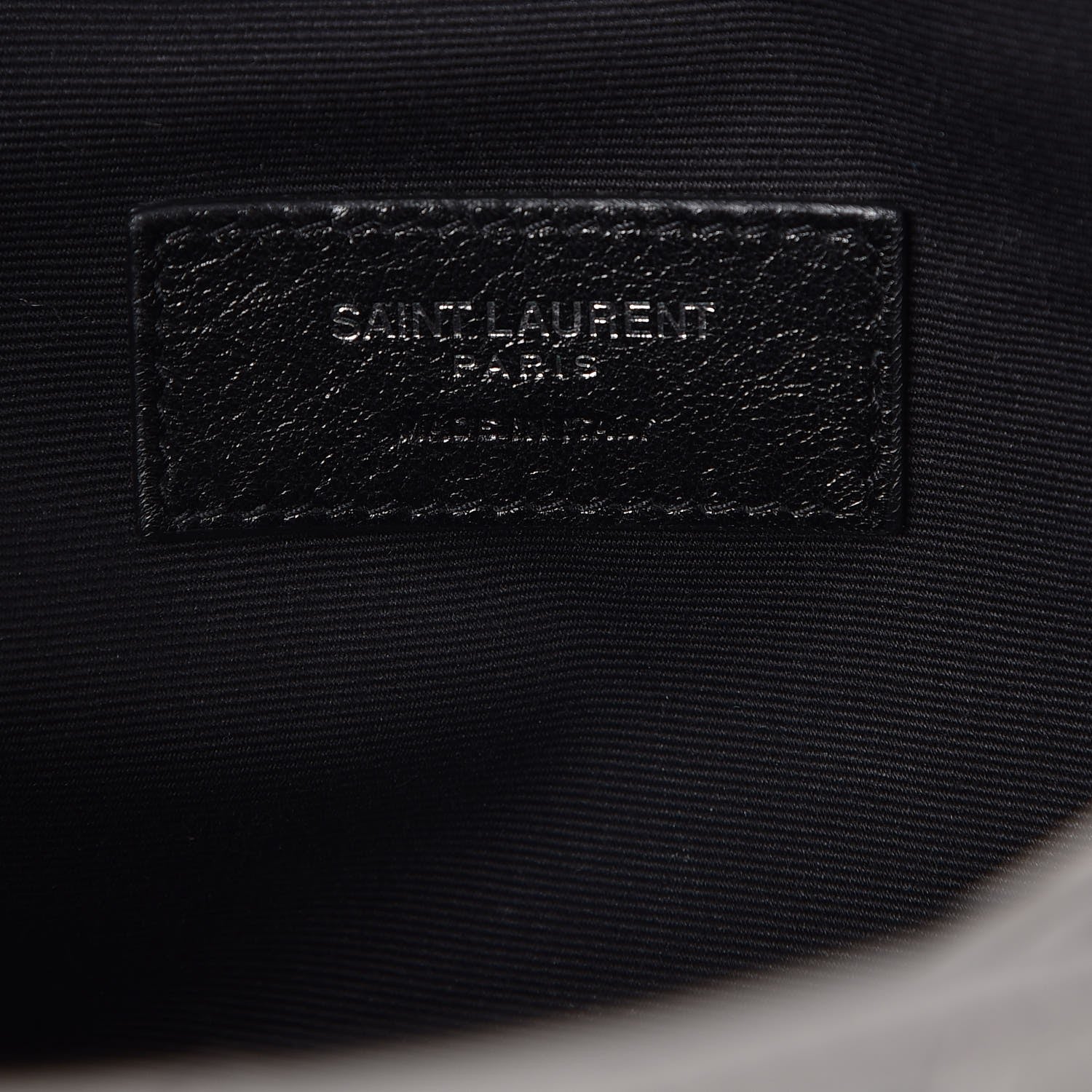 Saint Laurent Calfskin Y Quilted Monogram Loulou Shoulder Bag Pearl Grey 6 of 7