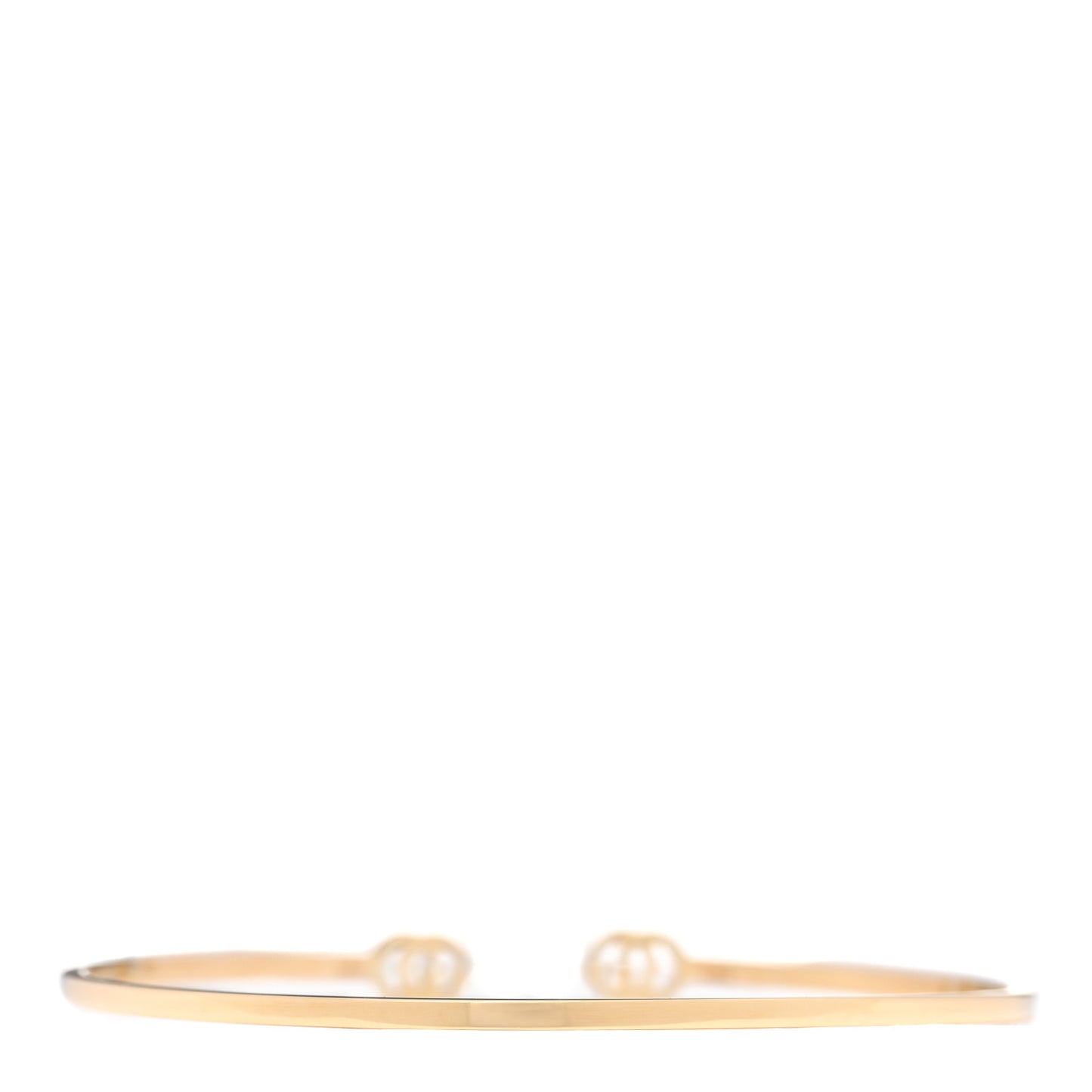 18K Yellow Gold GG Running Cuff Bracelet