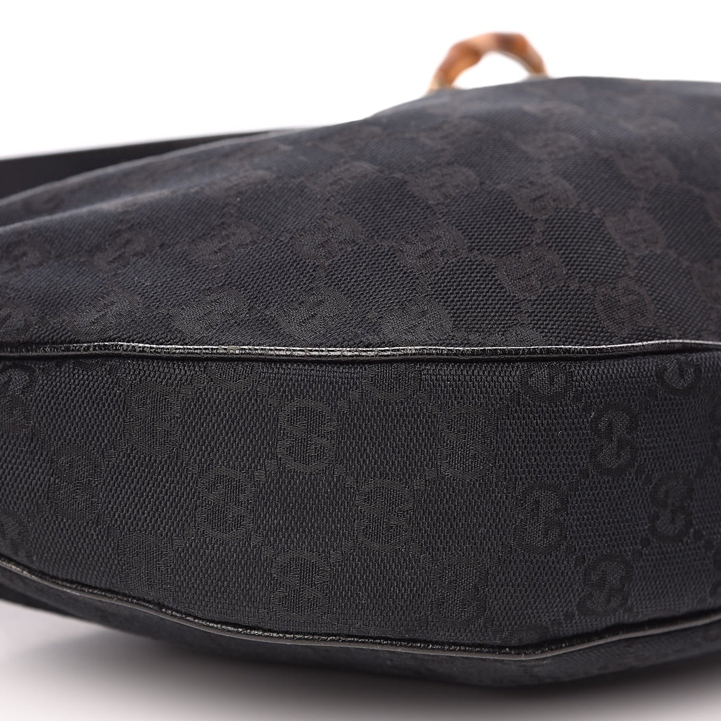 Monogram Bamboo Ring Hobo Black
