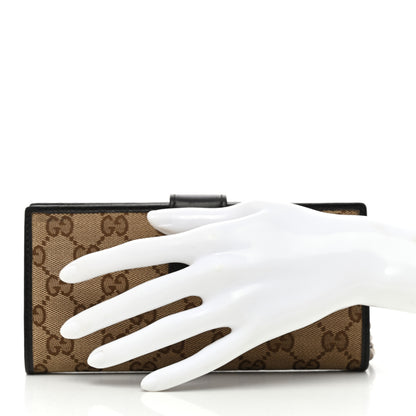 Gucci Monogram Twins Continental Wallet Dark Brown 2 of 8