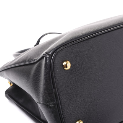 Prada Saffiano Lux Medium Tote Black 5 of 10