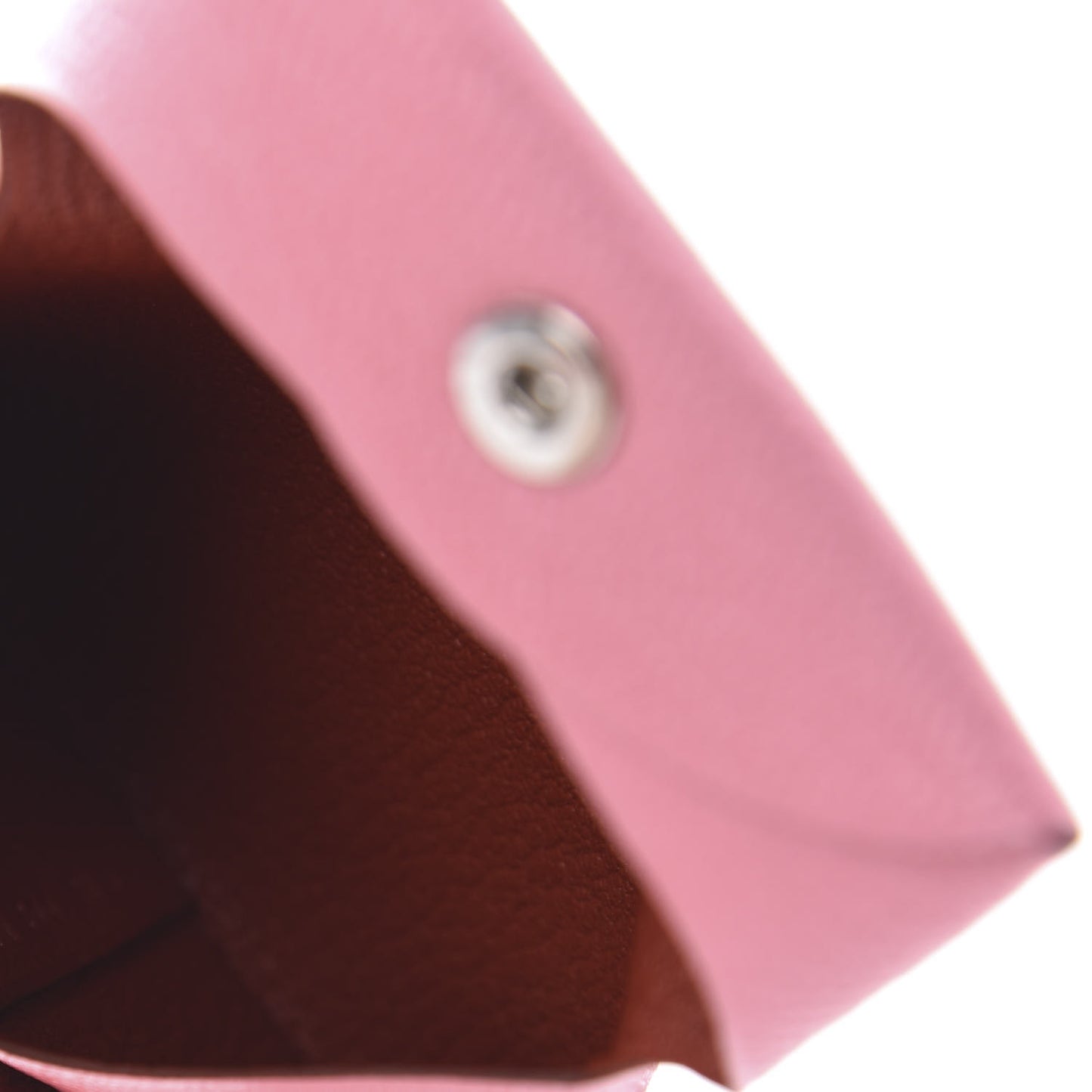 Chevre Mysore Verso Bastia Coin Purse Rose Confetti Brique