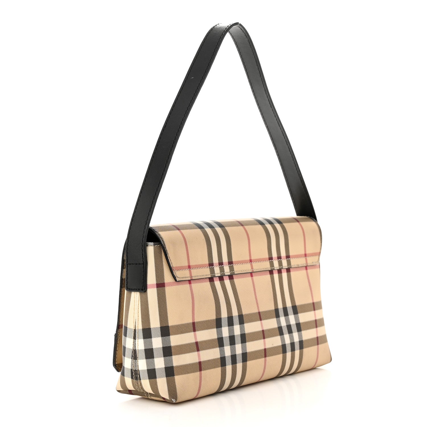 Burberry House Check Flap Shoulder Bag Black 3 of 14