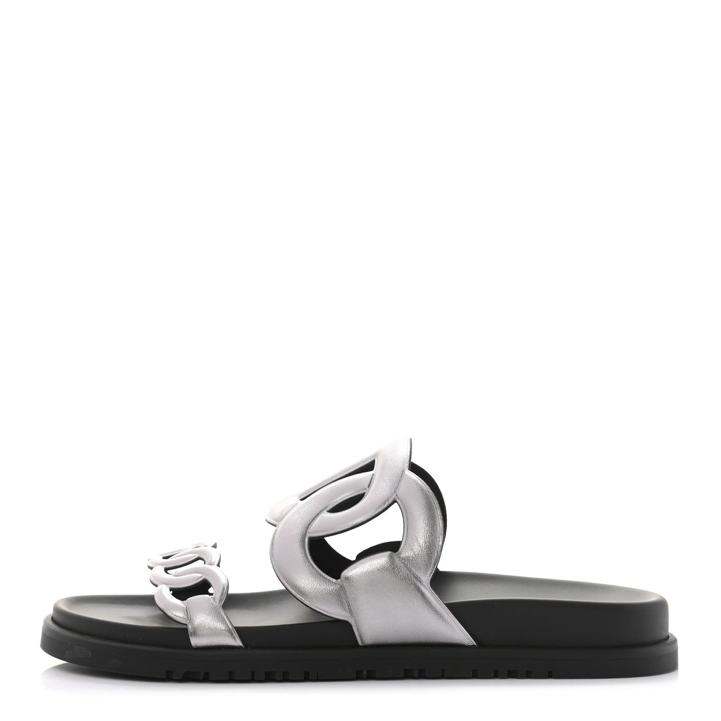 Nappa Extra Sandals 39.5 Gris Argent