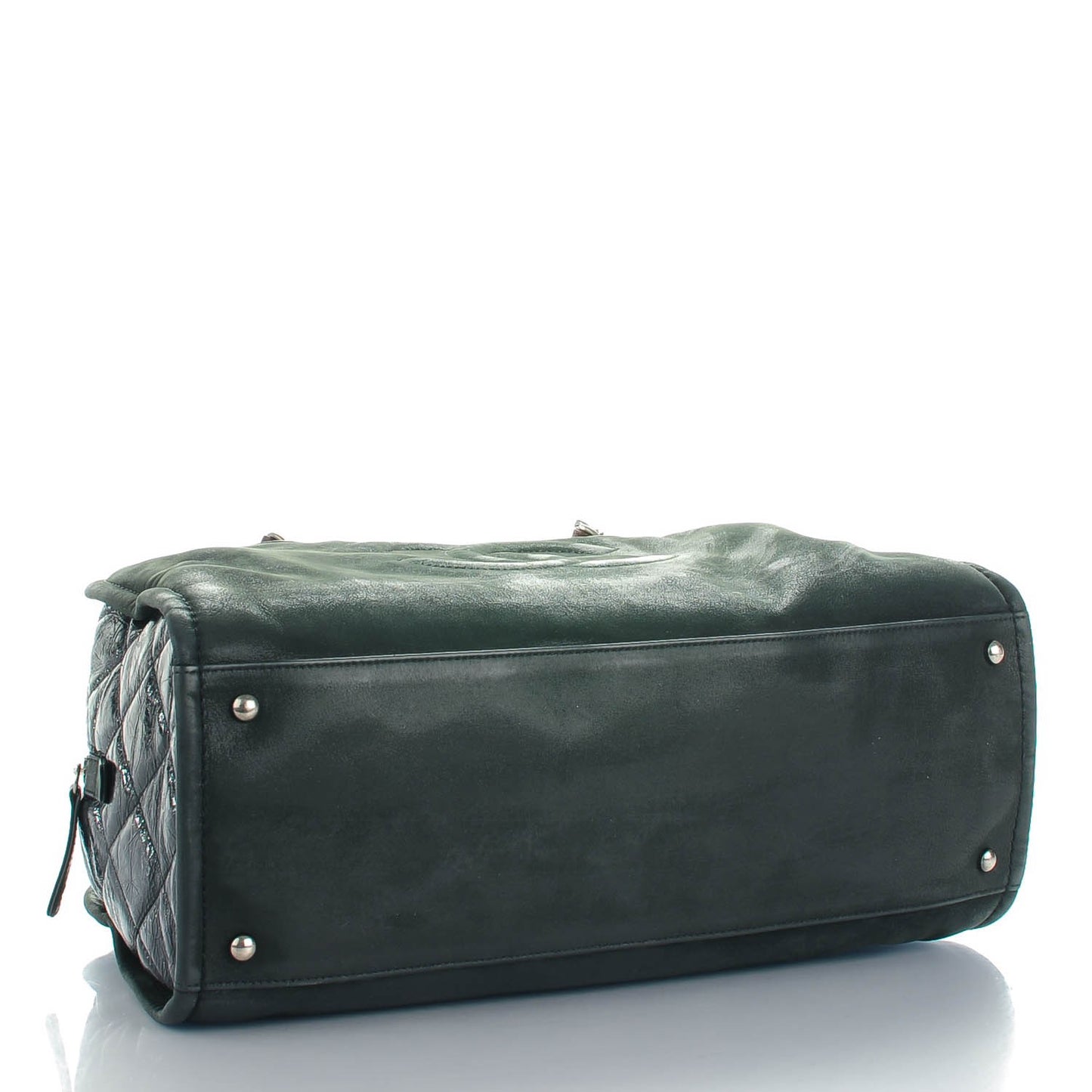 Iridescent Calfskin In The Mix Bowler Black