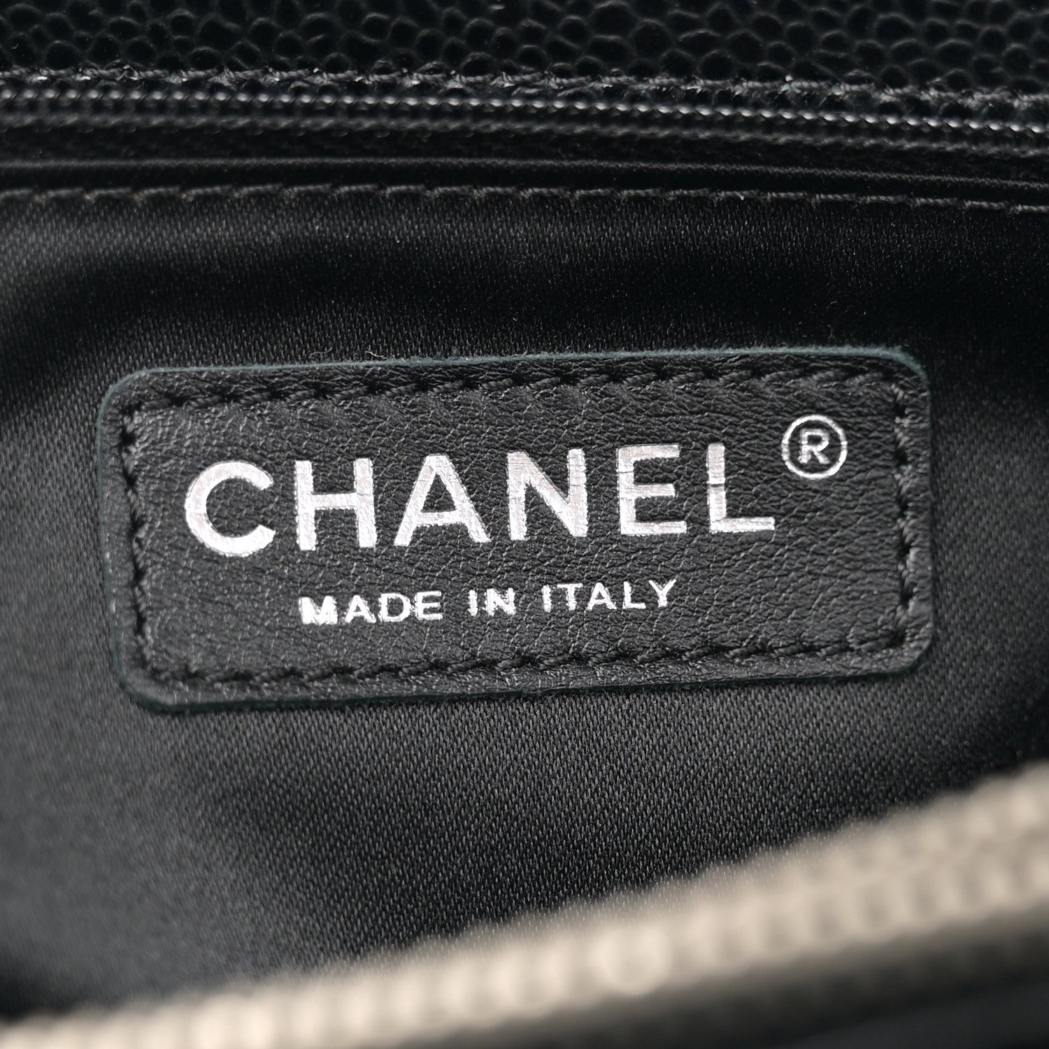Chanel Caviar Quilted Grand Shopping Tote GST Black 6 of 10